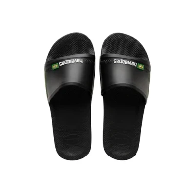 Imagen de Havaianas Old Slide Brasil, Chanclas Unisex adulto, Negro, 33/34 EU
