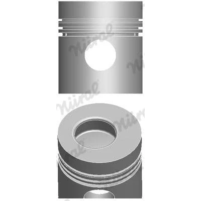 Imagen de NÜRAL 87 740007 40 Pistóns 98 con soporte segmento pistón