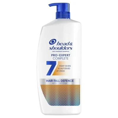 Imagen de H&amp;S Pro Expert 7 Champú Anticaspa Anticaída 800ml con Cafeína, Combate Síntomas de la Caspa para Una Protección Completa del Cuero Cabelludo, Previene Caída Capilar, Clínicamente Probado
