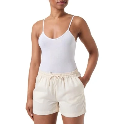 Imagen de ONLY Onlpema Life Lyocell Dnm Shorts Noos Pantalones Cortos Vaqueros, Beige, L para Mujer