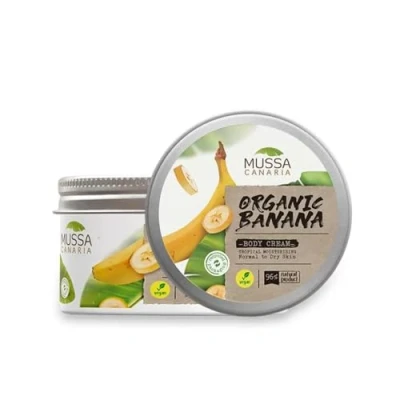 Imagen de Mussa Canaria Crema Corporal Vegana con Extracto de Plátano Canarias, Aceite Almendra Dulce y Coco 250 ml