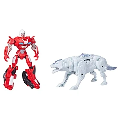 Imagen de Transformers Película El Despertar de Las Bestias Beast Alliance Combiners Pack Doble Juguetes Arcee 12,5 cm Edad: 6+