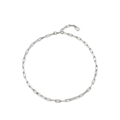 Imagen de UNOde50 Cadena Collar Corto Aleación De Metales Bañado en Plata Ley Joya Artesanal Hecho España