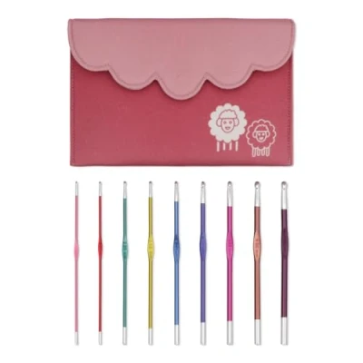 Imagen de KnitPro Zing Crochet Hook Set, Single Ended 2.00, 2.50, 3.00, 3.50, 4.00, 4.50, 5.00, 5.50 &amp; 6.00 mm