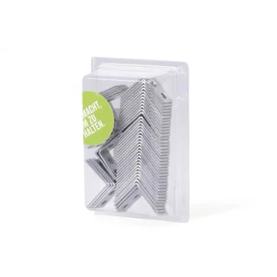 Imagen de Alberts 339463 Escuadra de silla, Galvanizado Sendzimir, 25 x 14 mm, Juego 50