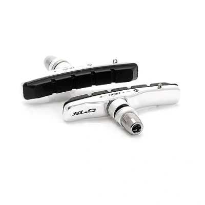 Imagen de XLC Kit 4 Zapatas BS V02 Cartridge V Brake 72 mm, Plata/Negro