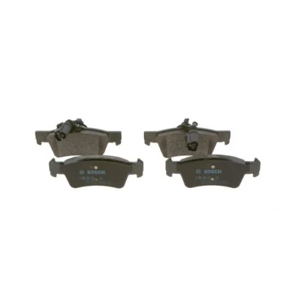 Imagen de BOSCH 0 986 494 219 Juego de pastillas freno Low Metallic con sensor desgaste incorporado Chapa antichirridos, instrucciones montaje