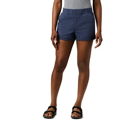 Imagen de Columbia Firwood Camp II, Pantalones cortos de senderismo, Mujer, Azul (Nocturnal), Talla 466/S20