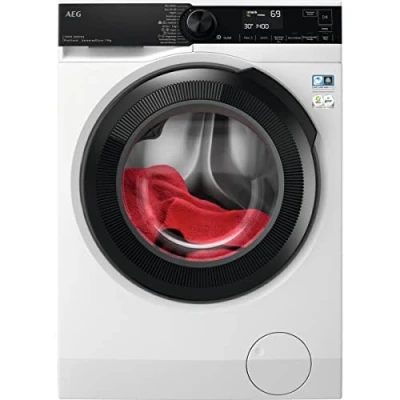 Imagen de AEG LFR7394O4V Lavadora de Carga Frontal 9 Kg, 1400 rpm, Libre Instalación, Universal Dose, Motor Inverter, Función Vapor, Programa Rápido, Pantalla LCD, Serie 7000, Blanca, Clase A, Fabricado en UE