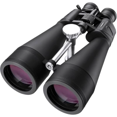 Imagen de BARSKA Gladiator 25 125x80 Zoom Prismáticos (Lente Verde, Adaptador de trípode Reforzado), Negro