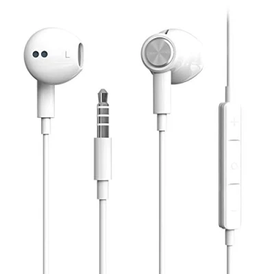 Imagen de BENEWY Auriculares con Cable, In Ear Microfono, Cascos Cable para iPhone, Samsung, Xiaomi, Huawei, Gaming, PC y Todos los Dispositivos de 3,5 mm Jack