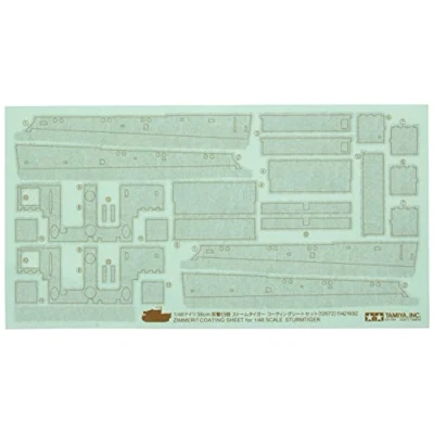 Imagen de Tamiya 12672 Sturmtiger Zimmerit Sheet 1:48 Military Model Kit