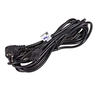 Imagen de AKYGA AK PC 05A Cable de alimentación (5 m, para PC, Impresora, Pantalla), Color Negro