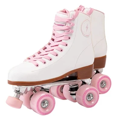 Imagen de Flamingueo Patines 4 Ruedas Mujer, Niña, 80A, ABEC 7, Roller Skates, Freno Ajustable, Talla 41 EU
