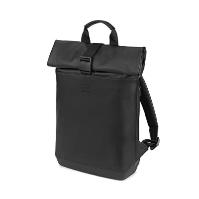 Imagen de Moleskine Mochila Clásica Enrollable Multiusos para Ordenador Portátil, Tablet, Notebook, iPad de hasta 15&#039;&#039;, Tamaño 40 x 32 12 cm, Negro