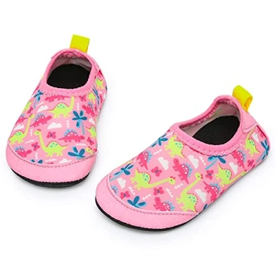 Imagen de Yorgou Zapatos de Agua para niños y niñas, Playa pequeños, Calcetines acuáticos Descalzos Antideslizantes Piscina