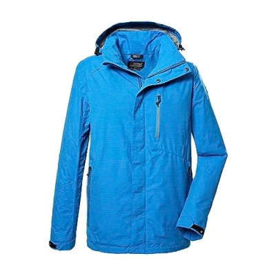 Imagen de killtec Hombre Chaqueta funcional/chaqueta de exterior con capucha desmontable KOS 256 MN JCKT_CARLEB, royal blue, M, 41364 000