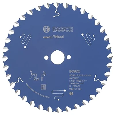 Imagen de Bosch Professional 2608644017 Disco de sierra circular CSB Expert madera: 160x20x36D