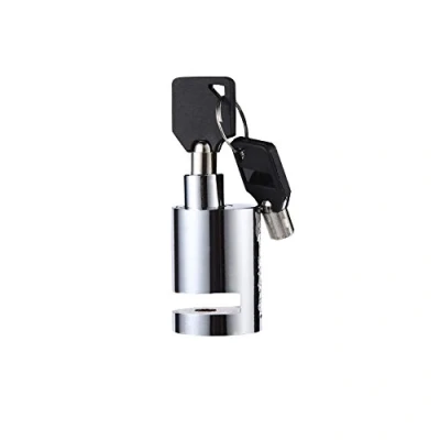 Imagen de VGEBY1 cerradura de freno disco, mini seguridad antirrobo motocicleta, rueda disco con 2 llaves para scooter motocicleta