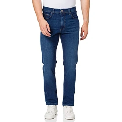 Imagen de bugatti Jeans Regular Fit Baumwoll Stretch Vaqueros Straight, (Dunkel Blau 373), 42W x 34L para Hombre