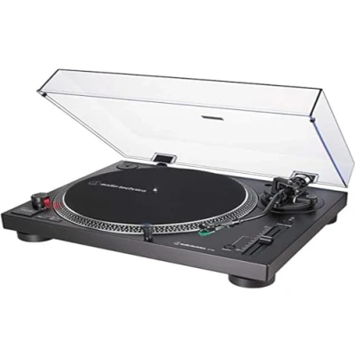 Imagen de Audio Technica LP120XUSBBK Giradiscos de Tracción Directa (Analógico y USB) Negro