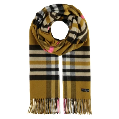 Imagen de Fraas Plaid Cashmink MADE IN Germany Bufanda, Mujer, Talla: One Size, Bronze