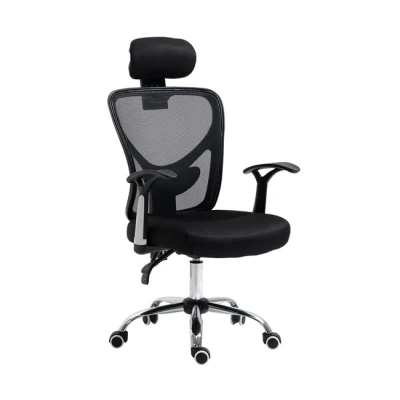 Imagen de Vinsetto Silla de Oficina Ergonómica Malla con Altura Ajustable Función Reclinable Reposacabezas Regulable y Soporte Lumbar 62x67x108 118 cm Negro