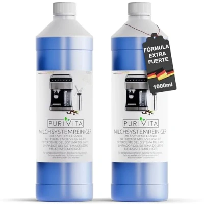 Imagen de PURIVITA Concentrado de limpieza del sistema leche para cafeteras automáticas y todas las marcas 2000ml
