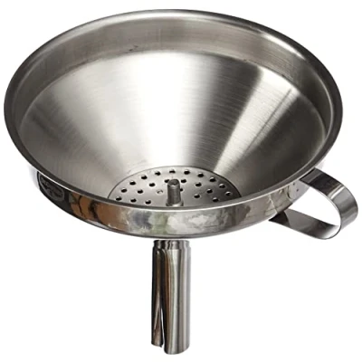 Imagen de Dr. Oetker &quot;Profi Embudo con colador, Acero Inoxidable, Plata, 12 cm