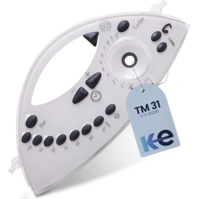 Imagen de Anakel Home Repuesto Panel Frontal Completo 30230 Compatible con Robot de Cocina Vorwerk Thermomix TM31 Botonera TM31, Plástico, Blanco