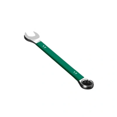 Imagen de QUEENYARD llave de trinquete cabeza fija 17 mm, combinada profesional acero al cromo vanadio