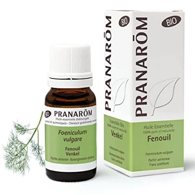 Imagen de PRANAROM Hinojo Aceite Esencial 100% Quimiotipado Foeniculum Vulgare Partes Aéreas Digestión y Salud Intestinal AEQT 10ml