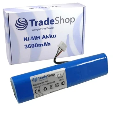 Imagen de Trade Shop Batería de repuesto para Fluke Power Quality Analyzer 433 434 435 (7,2 V, 3600 mAh, sustituye a BP190 B11432)