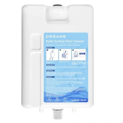 Imagen de Dreame Solución limpiadora, líquido Adecuado para Todos los Suelos Duros como Madera,baldosas y mármol el Robot Aspirador L20 Ultra, Introducir en la estación de Carga, 450ml x 1