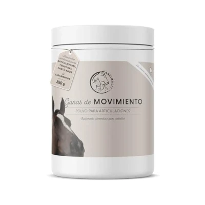 Imagen de Annimally Polvo para articulaciones de Caballos 850g con Garra del Diablo, MSM (azufre), glucosamina Caballo, Acido hialurónico, condroitina Complemento alimenticio