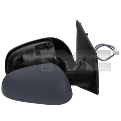 Imagen de Espejo retrovisor Tyc 324 0027 derecha imprimado convexo, para ajuste elect. espejo, calefactable