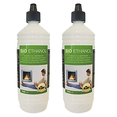 Imagen de Farmlight 3 litros de bioetanol&gt; 95% 96,6% premium para chimeneas etanol, gel, antorchas bambú, residuos combustión suelta materias primas renovables