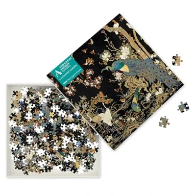Imagen de Adult Jigsaw Puzzle Ashmolean Museum: Embroidered Hanging with Peacock: 1000 piece Puzzles