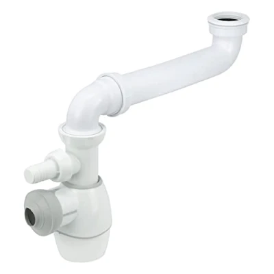 Imagen de Wirquin 30723175 Sifón para Lavabo (Todo en uno), Color Blanco