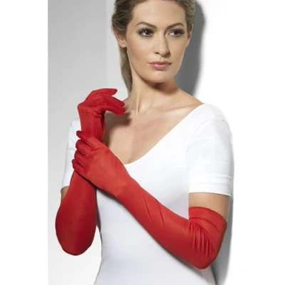 Imagen de Smiffys Guantes, rojos, largos