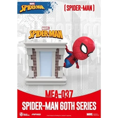 Imagen de Beast Kingdom Figura Mini Egg Attack Marvel Spider Man Serie 60 Aniversario Colección Marvel, Licencia Oficial