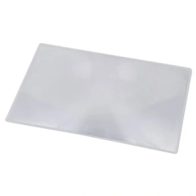 Imagen de sourcing map Lupa Lente Fresnel Página 3X Hoja de Aumento 180x120x0.5mm
