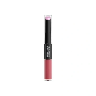 Imagen de L&#039;Oreal Paris Make up Designer Pintalabios Infalible 24 h Permanente, Color Rosa 213 Toujours Teaberry, 1 Unidad (Paquete de 1)