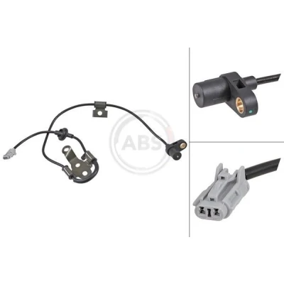 Imagen de A.B.S. 31941 sensor de ABS pasivo 800 gris SUBARU: Impreza II Berlina, Familiar