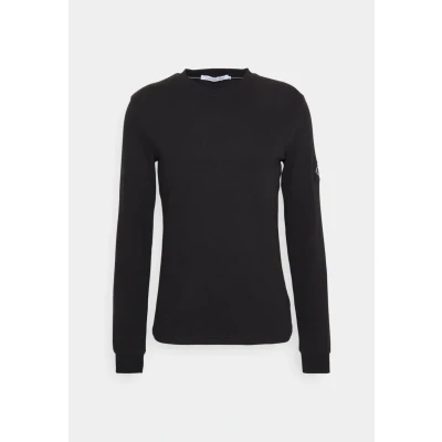 Imagen de Calvin Klein Jeans Waffle TEE Camiseta de manga larga, Hombre, Talla: XXS, Black