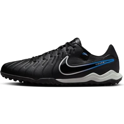 Imagen de NIKE Legend 10 Academy TF, Zapatillas de Futsal Hombre, Negro/Cromo Hyper Royal, 44.5 EU