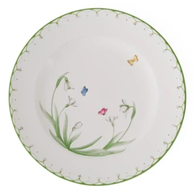 Imagen de Villeroy &amp; Boch Colourful Spring Plato De Presentación Verde, Apto Para Lavavajillas, Microondas, Grande, Pascua Decoración, Decoración Pascua, Premium Porcelain