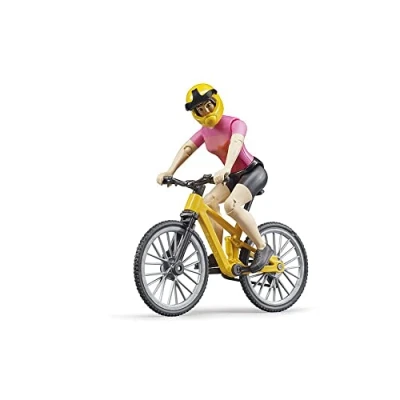 Imagen de bruder 63111 bworld bicicleta de montaña con ciclista