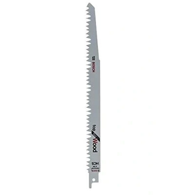 Imagen de Bosch Professional 100 unidades Hoja de sierra sable S 1531 L Top for Wood, para madera, 240 x 19 1.5 mm, accesorio