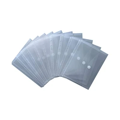 Imagen de exxo by HFP para documentos A5 horizontal con margen perforado para, color transparente 230 x 180 mm